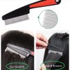 3PC Stainless Steel Fine Tooth Dandruff Remover Comb - Scalp