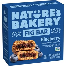 Nature's Bakery Blueberry Fig Bars, 2 Oz, 6 Ct