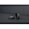Ridge Beveled Ring Set 6mm - Carbon Fiber 3K -