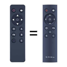 New Replacement Remote Control for SMSL S.M.S.L HiFi Audio Stereo Amplifier DP1 SH-9 SU-9 A3 A2 A4 AD18 Q5 A6 A300 SU-9 MQA SABAJ