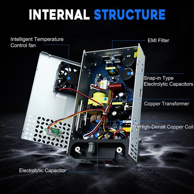DIY Version AC to DC Converter 12V 30A 360W Power