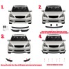 ZTT For 21 22 Lexus IS350 IS500 F-Sport Gloss Black