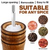 Wooden Salt and Pepper Grinder Set,2 Pcs Large 8 Inch