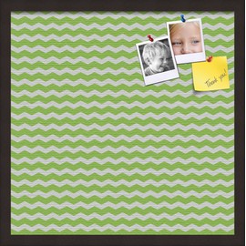 PinPix Decorative pin Cork Bulletin Board Made from self-Healing Canvas, Seemless Pattern Printed at 20x20 Inches and Framed in Coffee(WOM1343)