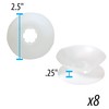 Beadsmith No- Tangle Thread Bobbins 8/Pkg-2.5-inch