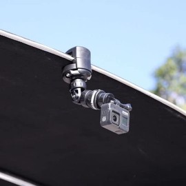 RAILBLAZA Pontoon Boat Bimini Tops for Top Rail Mounts, Ideal for Navigation Lights, Floodlights, Action Cameras and More