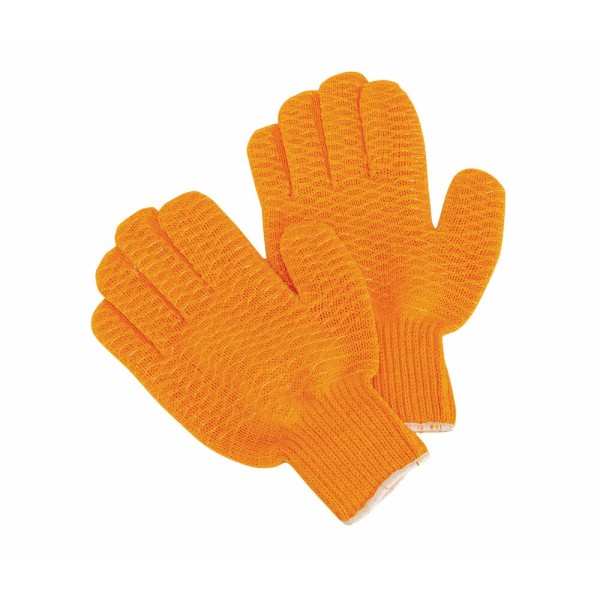 Workforce 1 DOZEN 12 PAIR Orange Honeycomb PVC Grip String