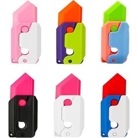 3D Printing Fidget Toys Knife, Sensory Knife Fidget Anxiety Stress Relief Toy, Perfect for Autism and ADD - Color: White