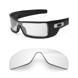 BLAZERBUCK Blue Light Blocking Polycarbonate Replacement Lenses for Oakley Batwolf OO9101 - HD Clear