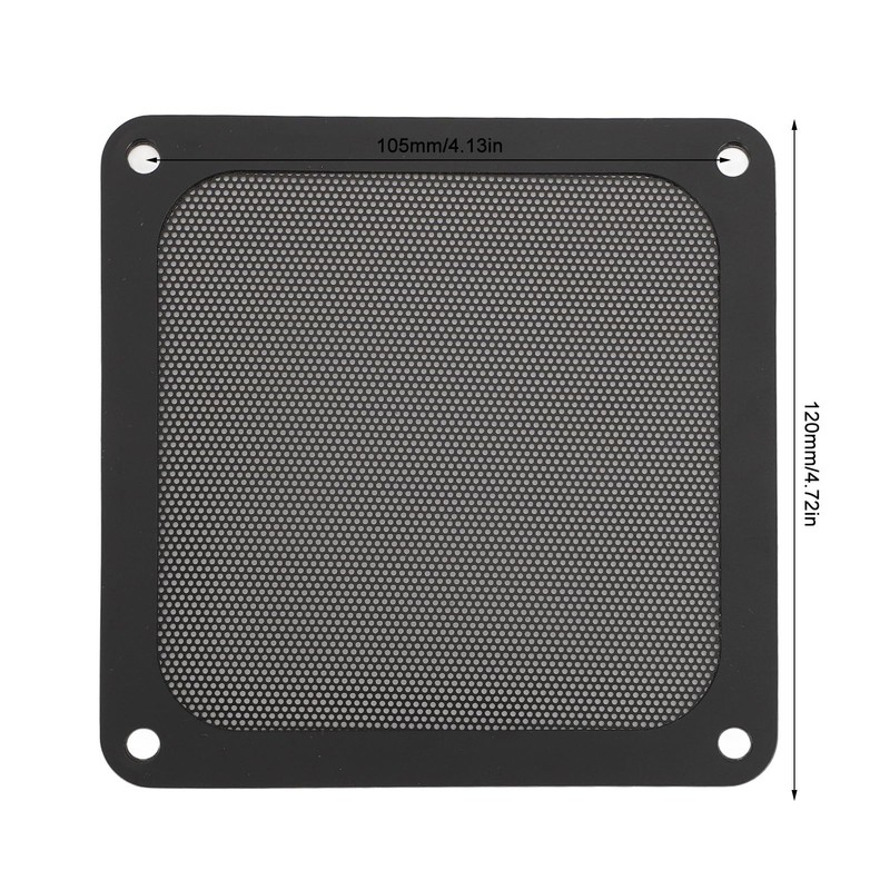 PC Fan Dust Filter, 4 Pieces, PVC, 120 x 120