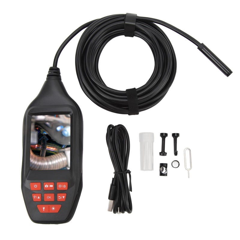 Endoscope Camera 3in LCD Display 1080P Inspection Camera Bending Borescope