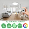 MLZZLYLK 6PK 12 inch LED Flush Mount Ceiling Light Fixture,24W