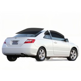 AUTOTEK Precut Windows Tint Film All Sides Cars Sun Blocking Protection Privacy Anti Shatter Glass 2 Ply Film 25% Tint Shade kit for Honda Civic Coupe 2006-2011