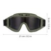 Tactical Goggles Military Tactical Glasses Protective Glasses UV-400 Eye Protection