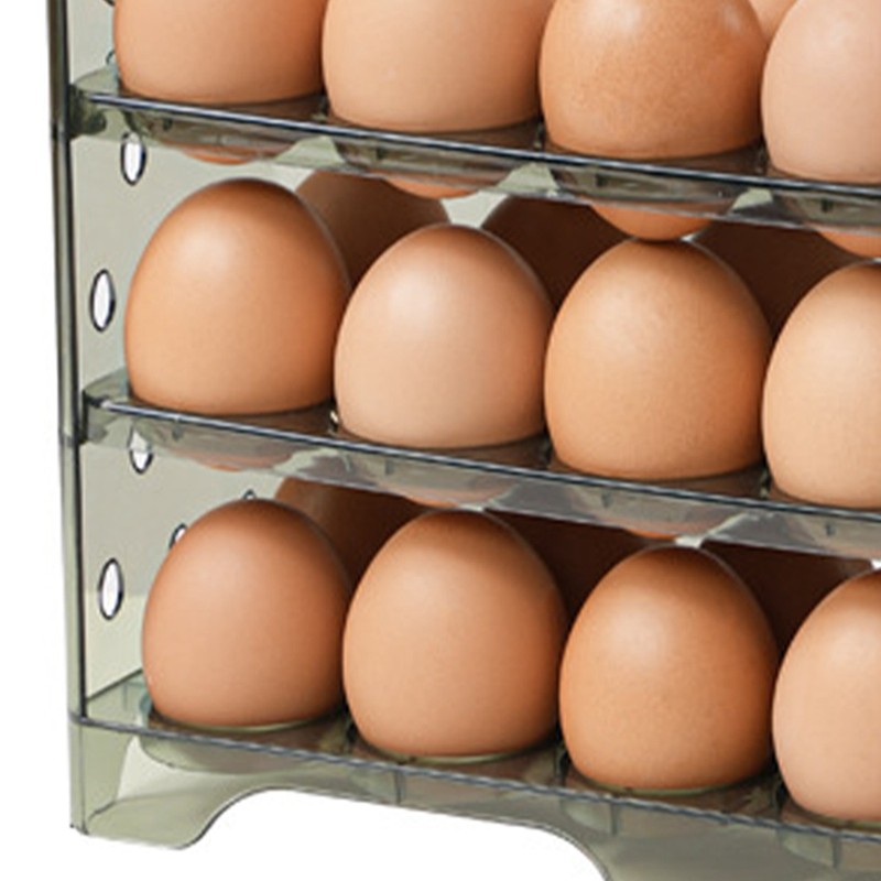 Refrigerator Side Door Egg Rack Multi Functional Anti Slip Flip