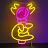 ENUOLI Microphone Neon Sign Dimmable Led Roke Party Lights for