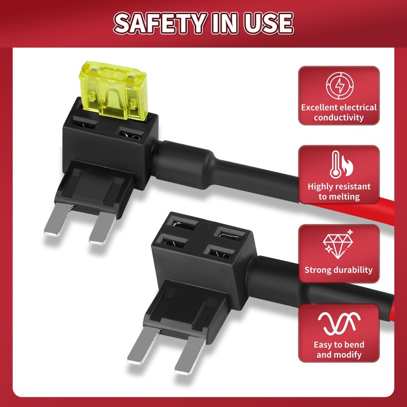 3 Pcs Tipm Fuel Pump Relay Bypass Kit 11.8 Inch
