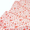 Lobster 54" INCH White Square Table Topper: Red Crawfish Pattern
