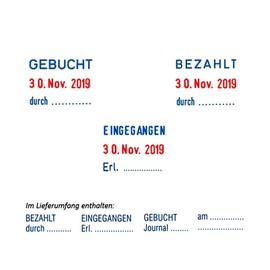 Trodat Text Plate Set for 5430/L, Replacement Lines / Letters