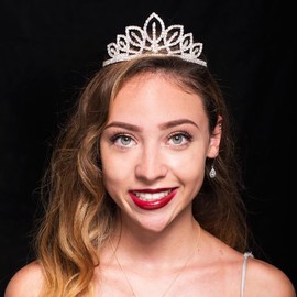 Anderson's Toni Tiara, Rhinestone Wedding, Prom, Pageant Tiara, Queen Or Princess Tiara For Prom, Homecoming, Pageant, Wedding, School Dance, Award, Costume, Party, Event
