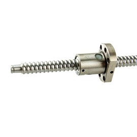 GooEquip SFU1204 300 mm Ball Screw Antibacklash Ball Screw Threaded Nut Backless without End Supports 300 mm Rolled Ball Screw for CNC