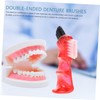 ORFOFE Household Brush Pcs Mini Double-side Toothbrushes for Cleaning Practical