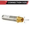 2-Pack EFIELD MH-131, 1/2-Inch MIP Thread Stainless Steel Water Hammer