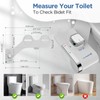 HOPOPRO Bidet with Single Finger Water Pressure Control, Self Cleaning
