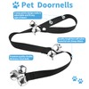 JIMEJV 3 Pack Dog Doorbells, Pet Training Bells for Go