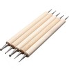 5 Punzones de Madera para Decoración de Uñas en Gel