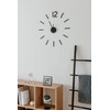 Umbra Blink Clock, Metal, Black, 33.02 x 33.02 x 5.08