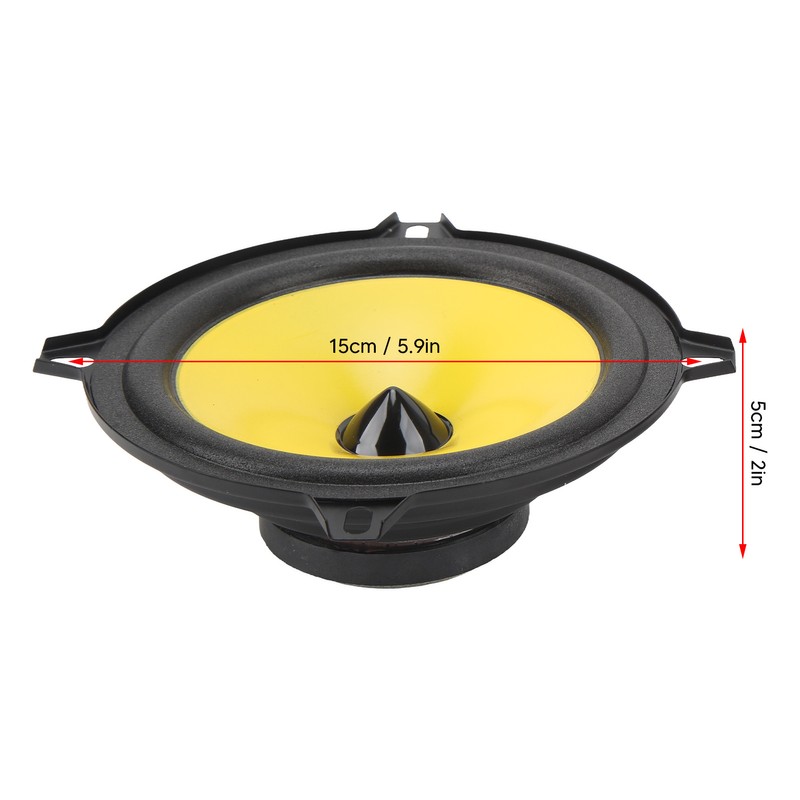 2pcs 4 Way Car Speaker Speaker 5 Inches Stereo Loudspeaker
