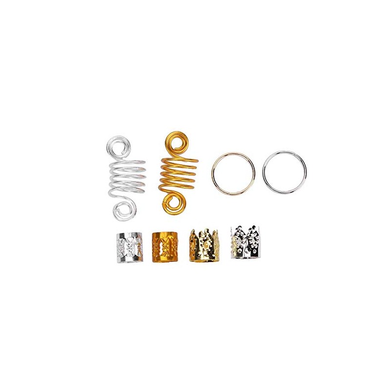 160pcs Anillos para Trenzas para el Cabello Anillo para Rastas