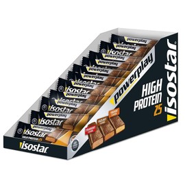 Isostar Powerplay High Protein Erdbeer Riegel, 15er Pack (15 x 35 g)