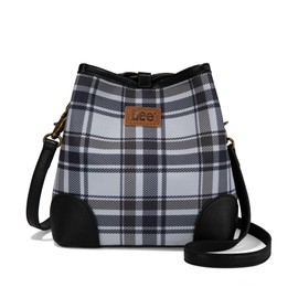 Montana West x Lee Bucket Bags for Women Purses and Handbags with Drawstring Hobo Crossbody Bags and Shoulder Bag LEE54-001DGY