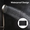uxcell Shower Head Holder Strong Adhesive, Adjustable Handheld Shower Wand