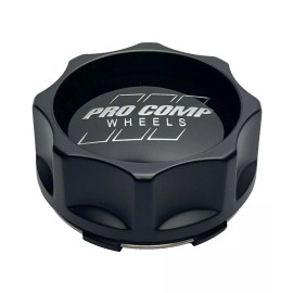 Pro Comp Matte Black Snap In Resin Logo Wheel Center Cap S210K88 CAP S210K88