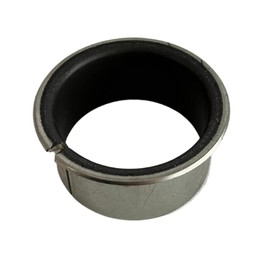 5 x sliding bushes with collar steel/PTFE 25 mm x 28 mm x 35 mm x 11.5 mm, steel bushing with Teflon, plain bearing 25 x 28 x 35 x 11.5, slide bearing bushing made of steel with PTFE