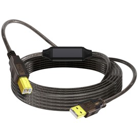 ShineKee USB 2.0 Printer Cable 40 Feet Long Stable A/B Cord: Clear Printing Ture Color USB A to B Cable, Cable High-Speed 480 Mbps