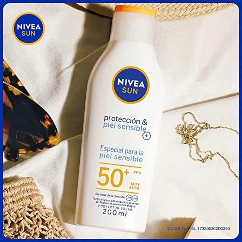 Nivea|sun Protector Solar Corporal Para Piel Sensible Protec