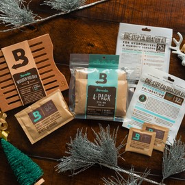 Boveda Cedar Wood Humidity Pack Holder for Storage Box - For Use With Two Size 60 Boveda Packs (Sold Separately) - Includes Magnetic and Removable Tape Mounting Kits – 1 Count