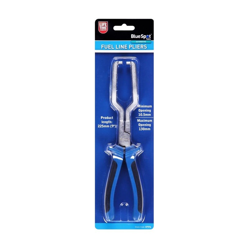 BlueSpot Fuel Line Pliers 225MM (9") Car Fuel Feed Pipe