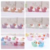 120 PcsMini Ducks, Luminous Mini Resin Ducks, Glitter Mini Plastic