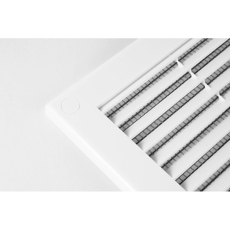 Awenta 6" x 10" Inch Rectangular Plastic White Ventilation Grille