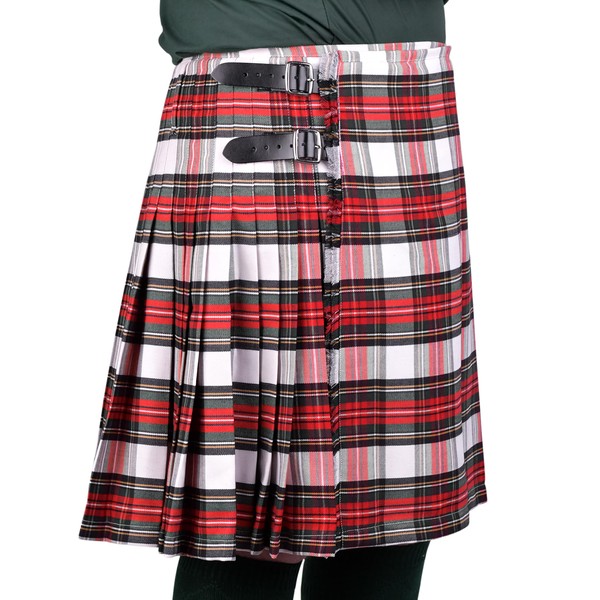 Kilt for Men I Scottish Tartan Kilt Polyviscose 8 Yard