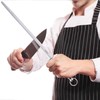 Azhou 12" Professional Knife Sharpener Steel Rod - T12 Carbon