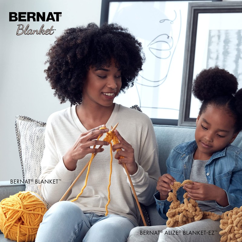 Bernat Blanket Stormy Green Yarn - 2 Pack of 300g/10.5oz