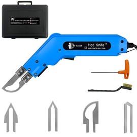 Hot Knife Foam Cutter, Electric Hot Knife Foam Cutting Tool Styrofoam Cutter 80W 110-120V for EPS, XPS, KT Board, Sponge,Canvas, Synthetic fabric, Cloth, Rope, Cord