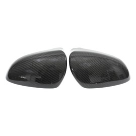NewYall Left and Right Real Carbon Fiber Exterior Side Door Mirror Cap Covers for Lexus IS200T IS250 IS350 2014-2020