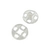 Chenkou Craft Plastic Snap Button Clear Upick 6size Choose 100pcs